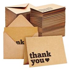 120-Pack Thank You Cards Bulk, Thank You Notes With Envelopes, 3.5x5 in