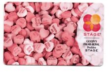 Goodys Candy Hearts Valentines Gift Card No $ Value Collectible Peebles Stage