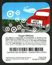 TARGET Just Married ( 2006 ) Gift Card ( $0 ) V1