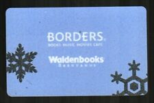 BORDERS / WALDENBOOKS Snowflakes ( 2004 ) Holographic Gift Card ( $0 )