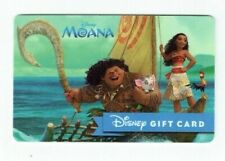 DISNEY Gift Card - Moana A - Maui, Hei Hei, Pua - No Value - Collectible