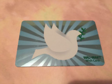 WALMART Peace Dove, Christmas ( 2007 ) Foil Gift Card ( $0 )