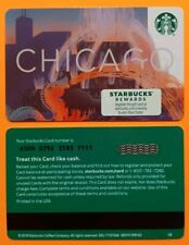 STARBUCKS CARD 2018 CHICAGO " NEW~ RECYCLED ♻️ PAPER~ VHTF"