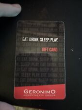 Geronimo Hospitality Group Gift Card