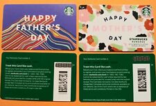 STARBUCKS GIFT CARDS 2020 HAPPY FATHER'S👴MOTHER'S👵DAY" GREAT PRICE~ 2 CARDS"