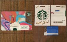 Starbucks Gift Cards Happy Birthday CELEBRATION on Hanger Card #6141