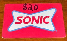 Sonic Drive In $20 Gift Card *NEW*