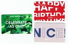 Aeropostale Gift Card LOT of 3 Diff - Nice - Celebrate - Collectible - No Value