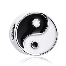 Yin-Yang Bead Round Charm Beads DIY Bracelets Jewelry Accessory Making Charm 1Pc