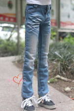 1/4 1/3 Uncle HID BJD Outfit Clothes Classical Wrinkled Jeans Pants Light Blue