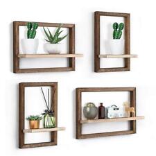 Unbranded Floating Shelves 10.5x4.7"x15" Rustic Square Hanging Shelves Set of 4 - Toronto - Canada"