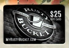 RUSTY BUCKET Classic Logo Collectible ( 2020 ) Gift Card ( $0 - NO VALUE )
