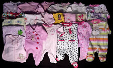 Lots of Girl's Size 0-3 Months One Piece Footed Pajama Outfits Carter's+ Ur Pick