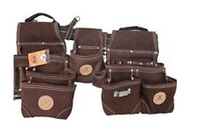 Zeluga Sued Leather Tool Belt, Bag, Carpenter, Construction, Framers, Handyma...