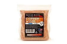 Copper Wool 3.5 Oz Skein/Pad -by Rogue River Tools. CHOOSE GRADE! -Made in USA!