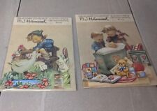1994 M.J. Hummel Collection Two Pop-Up Gift Cards Rococo Ltd Barnyard Blessed