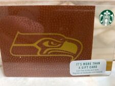 Starbucks 2017 SEATTLE SEAHAWKS Card, New, no scans! NFL Hologram, #6141