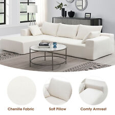 Modern Minimalist Style L-Shape Cream Modular Sectional Living Room Sofa Set - Fontana - US