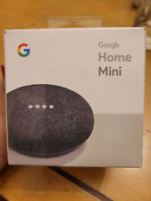 New, Unopened Google Home Mini, Google Assistant Smart Speaker - Charcoal Gray - Los Angeles - US