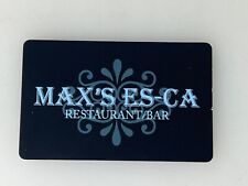 Max’s ES-CA Staten Island Restaurant Gift Card $150.00 - - 20082