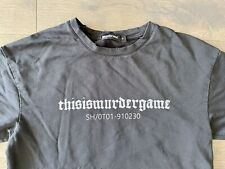 Shoot Brand Clothing Black T-Shirt “Thisismurdergame”