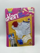 New Vintage 90’s Ken Doll Cool Career Fashions Set Baseball Player Uniform 2953