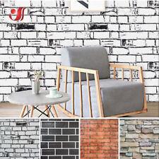 Vintage 3D Wall Paper Brick Effect Self-adhesive Wall Sticker Kitchen Room Decor