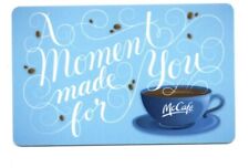 McDonald's A Moment Made For You Coffee Gift Arch Card No $ Value Collectible
