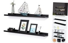 Floating Shelves 36 Inch Modern Picture Frame Shelf for Wall 36in set 2 Black - Toronto - Canada