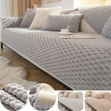 Fluffy Plush Nordic Style Sofa Cover Non-Slip Dustproof Combination Sofa Cover - Toronto - Canada