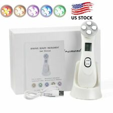 Facial Skin Tightening Machine 5 Color Photon LED Light Therapy Beauty Device US