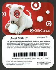 TARGET Bullseye Playing with White Ball ( 2006 ) Gift Card ( $0 ) - RARE