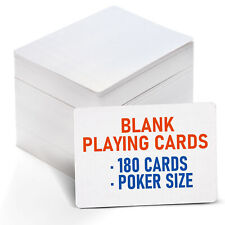 180x Dry Erase Blank Playing Cards Games Poker Size Amazon Gift Thank You Card