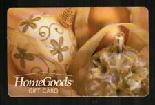 HOMEGOODS Golden Christmas Ornaments ( 2009 ) Gift Card ( $0 )