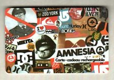 AMNESIA ( Canada ) Collage of Brand Name Logos ( 2009 ) Gift Card ( $0 )