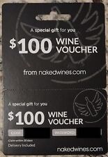 $100 Wine Voucher / Gift Card Nakedwines.com