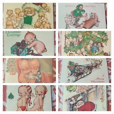 Vintage Kewpie Cupie holiday cards Christmas Easter Santa seasons greatings