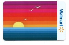 Walmart Sunset Color Stripes Gift Card No $ Value Collectible FD-103488