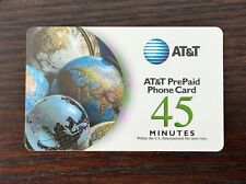 AT&T PrePaid Phone Card card - 45 minutes