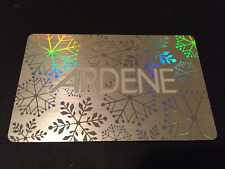 ARDENE ( Canada ) Holographic Snowflakes 2011 Foil Gift Card ( $0 )