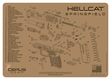 Springfield HELLCAT Armorers Cleaning Mat Cerus Gear PREMIUM Made in USA FDE