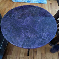 30 Amethyst Gemstone Luxury Side Coffee Table Top Handmade Morden Design Tables"