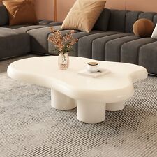 Guyii New Design Cloud Shape Coffee Table With 3 Legs Stable Center Table White - Grand Prairie - US