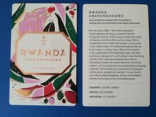 STARBUCKS CARD 2018 🇷🇼 RWANDA TASTER CARD 🇷🇼 " NEW ~ NO VALUE🔥GREAT PRICE"