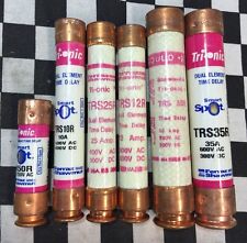 Lot Of 6 Shawmut Fuses Smart Spot TR50R, TRS10R, TRS25R, TRS12R, TRS35R #1616A9 - Los Gatos - US