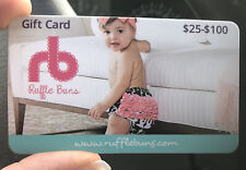 $60 Ruffle Buns Gift Card Diaper Cover Baby Shower Gift www.rufflebuns.com