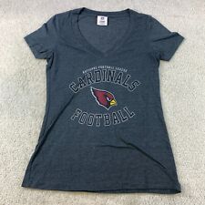 Arizona Cardinals NFL Team Apparel T Shirt Women's Medium Gray