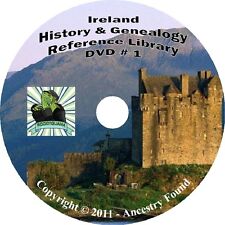 326 books IRELAND History & Genealogy Family Tree on 3 DVDs ! Compare -Best Deal