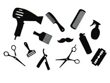 BARBER, BEAUTY, HAIR SALON SUPPLIES & PRODUCTS SILHOUETTE DIE CUT/ CUTS