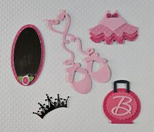 Ballet Accessories Set. Scrapbook, Card making Paper Piecing